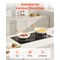 3-Piece Beige Nonstick Frying Pan Set with Aluminum Body and Heat-Resistant Handles